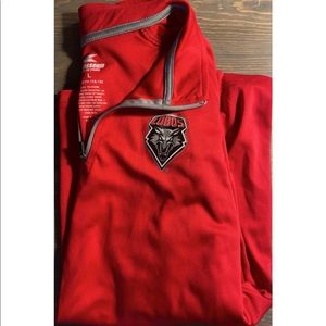 New Mexico Lobo half zip long sleeve